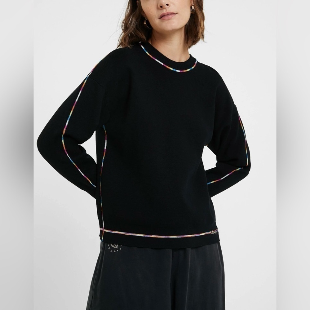 Desigual Rainbow Knit Jumper